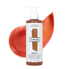dpHUE Gloss+ Fraise dans sa bouteille, couleur temporaire et douceur