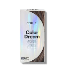 dpHUE Color Dream bouteille crème brun moyen pour une couleur naturelle et durable.