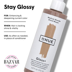 dpHUE Gloss+ blond moyen – application facile sans dégât, résultat lumineux.