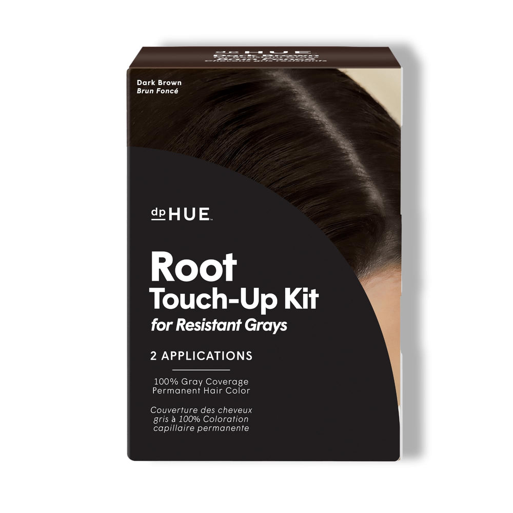 dpHUE kit retouche racines gris résistants - application rapide et couverture fiable