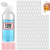Bouteilles DPLASKA de voyage en 100 ml translucides idéales pour repérer le contenu