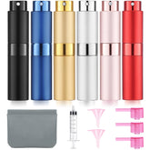 Vaporisateur vide 8 ml DPLASKA avec bouchon torsadé, idéal pour voyager léger.