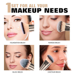 Pinceaux dpolla pour contour, définition nette et précise.