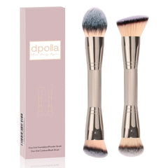 Pinceaux dpolla pour fond de teint, application fluide et uniforme.