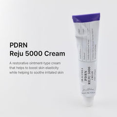 Texture apaisante de Dr.Althea PDRN Reju 5000 Crème pour peau irritée.