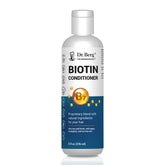 Dr. Berg Biotin Conditioner, bouteille pratique, hydratation durable pour cheveux soyeux.