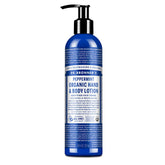 Dr. Bronner's Lotion Bio Menthe flacon élégant et pratique