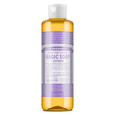 Dr. Bronner’s Savon Lavande en bouteille 8 oz, usage polyvalent.