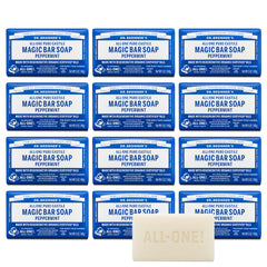 Dr. Bronner’s Barre Pur-Castile Menthe – mousse riche pour visage et corps