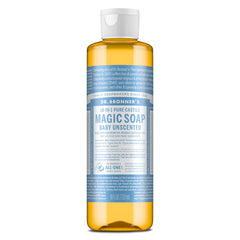 Dr. Bronner's Savon liquide Bébé sans parfum sur peau délicate