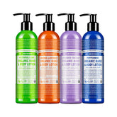 Dr. Bronner's Lotion bio menthe – emballage prêt à usage quotidien.