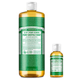 Dr. Bronner's Pure-Castile Amande, bouteille 32oz, nettoyage polyvalent et naturel