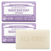 Dr. Bronner's barre lavande duo, mousse riche pour soin tout-en-un