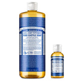 Dr. Bronner's Pure-Castile Menthe : bouteille 32 oz, nettoyage polyvalent