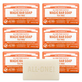 Dr. Bronner's Savon-barre Pure-Castile Arbre-a-the: nettoyage en douceur visage et corps.