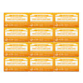 Dr. Bronner's Savon Barre Citron offre une mousse riche pour visage et corps.