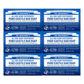 Dr. Bronner's Savon Pur-Castile Menthe, emballage recyclé et écologique.