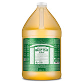 Dr. Bronner's savon pur-castile amande: bouteille et utilisation polyvalente naturelle.