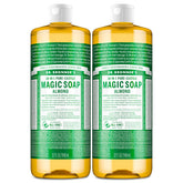 Bouteille Dr. Bronner's Savon Liquide Pure-Castile Amande, douceur et propreté sur la peau