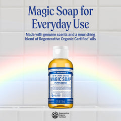 Mousse riche du savon Dr. Bronner's pour peau douce