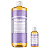 Dr. Bronner's Lavande, bouteille 32 oz, nettoie en douceur