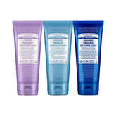 Savon de rasage bio Dr. Bronner's Lavande, bouteille 7oz, sensation hydratante.