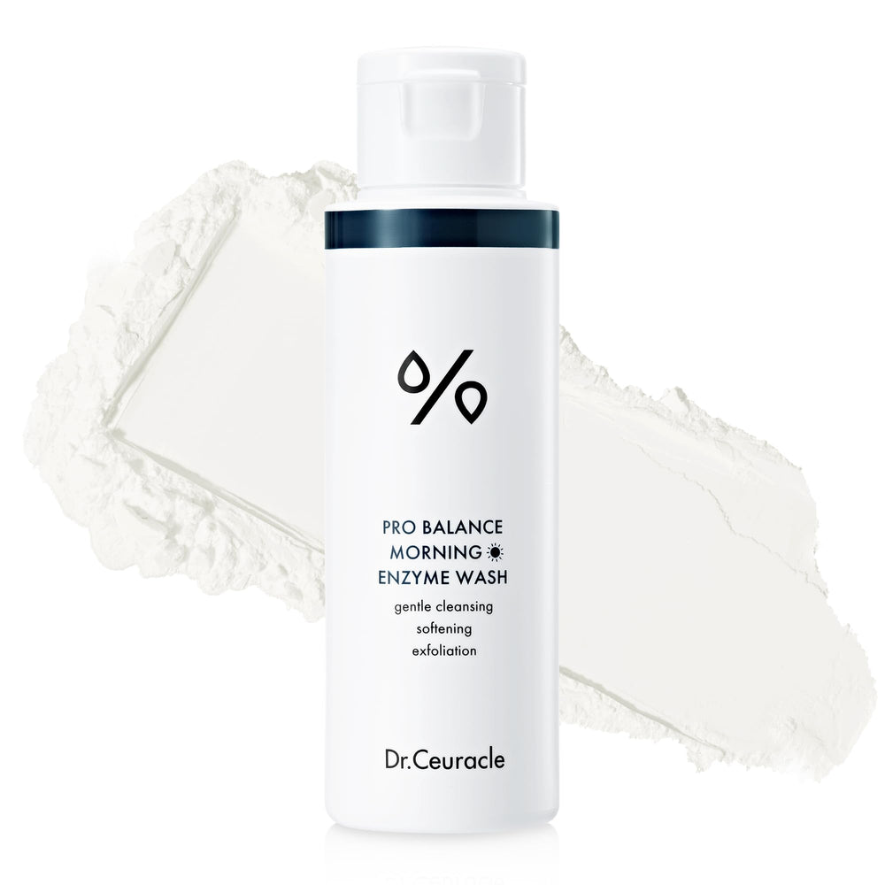 Dr. Ceuracle Pro Balance poudre enzyme – nettoyage du visage matin en douceur.