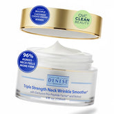 Dr. Denese Crème Cou Triple Peptide dans le flacon, pour un raffermissement visible.
