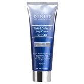 Dr. Denese SPF 40 Defense Jour – bouteille pompe, protection et hydratation quotidiennes.