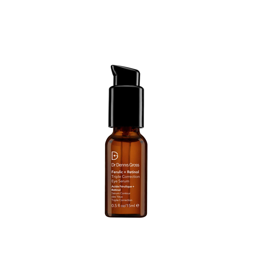 Dr Dennis Gross Sérum Yeux Ferulic Retinol – équilibre et fermeté du contour.