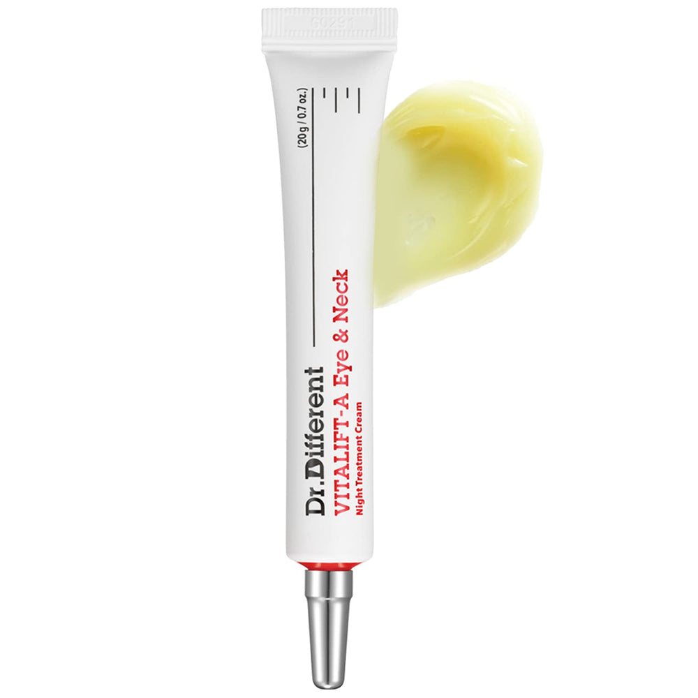 Dr.Different VITALIFT-A: emballage tube pour stabilité maximale et facilité d'utilisation.