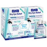 La boîte Dr. Fischer Lingettes paupières, pratique pour le nettoyage quotidien.