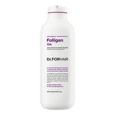 Dr.FORHAIR Folligen Silk Shampoing, bouteille 500 ml, offre volume et fraîcheur.