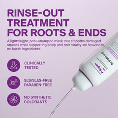Texture crème du soin DR.FORHAIR Folligen Silk Treatment qui nourrit les longueurs.