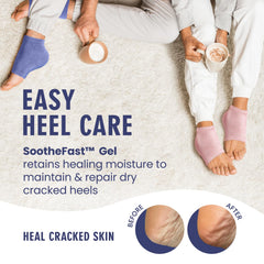 Chaussettes nocturnes hydratantes Dr. Frederick's Original pour hydrater et adoucir les pieds.