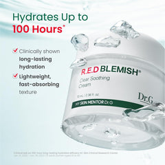 Dr.G R.E.D. Blemish Clear – Centella asiatica et extraits botaniques pour douceur.