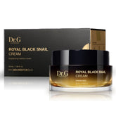 Dr.G Crème Noire Royale flacon : hydratation riche et soin raffiné.