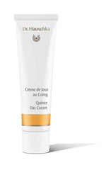 Dr. Hauschka Crème de Jour Coing – bouteille, soin léger qui rafraîchit la peau.