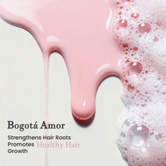 Dr Healdy Conditionneur-bouteille rose, cheveux souples et nourris après lavage.