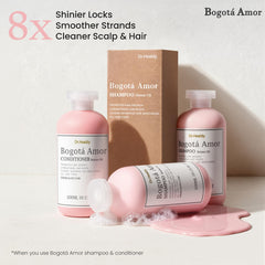 Dr Healdy Shampoing-bouteille rose, démêlage facilité et soin cuir chevelu.