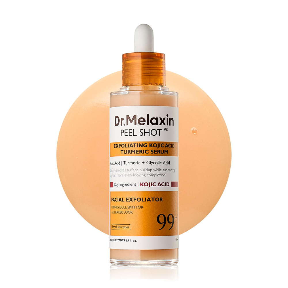 Dr.Melaxin Shot – bouteille élégante et concentré d'acide kojique curcuma