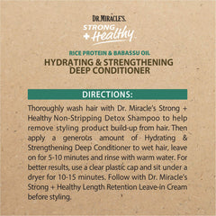 Dr. Miracle's huile coco hydrate intensément et répare les longueurs.
