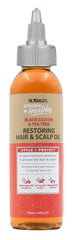 Dr. Miracle's huile-restauration-cheveux-noire-castor: nourrit en profondeur et hydrate les longueurs.