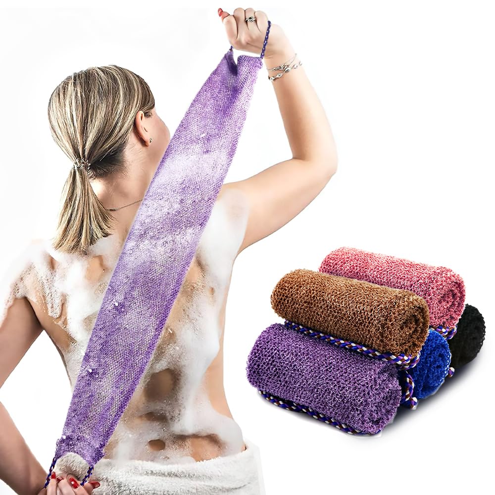 Dr.Pedi Éponge net africain à manche longue pour atteindre le dos facilement.
