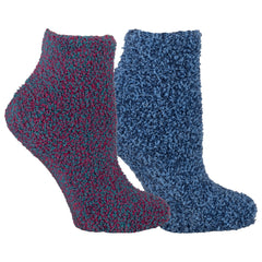 Dr. Scholl's lot de 2 chaussettes spa lavande bleu, confort quotidien