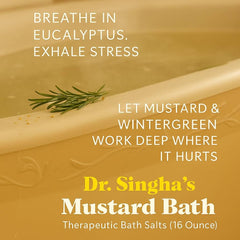 Dr. Singha's – sels detox, soutien détente après l'effort.