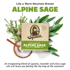 Emballage éco-responsable Dr. Squatch Alpine Sage – choix durable