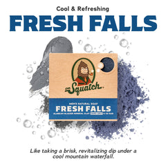 Dr. Squatch Fresh Falls : parfum frais et nettoyage doux pour la peau.