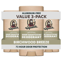 Dr. Squatch Birchwood Breeze: déodorant bâton pour une fraîcheur durable.