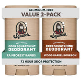 Dr. Squatch Déodorant homme, emballage double prêt à offrir.
